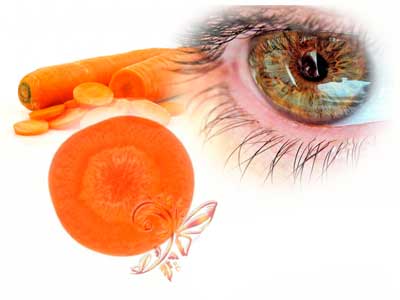 морковь и зрение